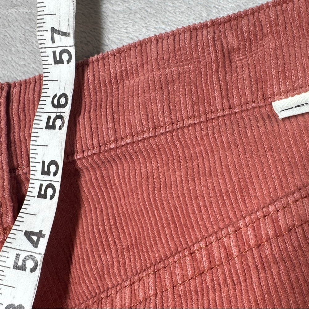 Billabong Dusty Rose Pink Retro Button Front Corduroy Mini Skirt Size 27 - Picture 13 of 16